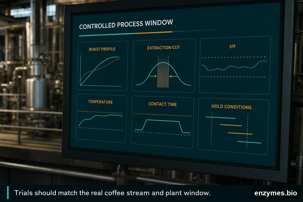Mannanase in coffee processing