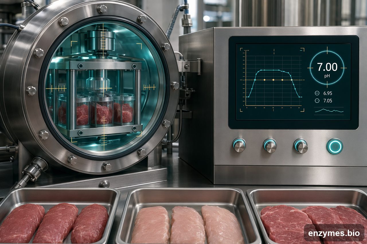 Neutralprotease in meat fish processing