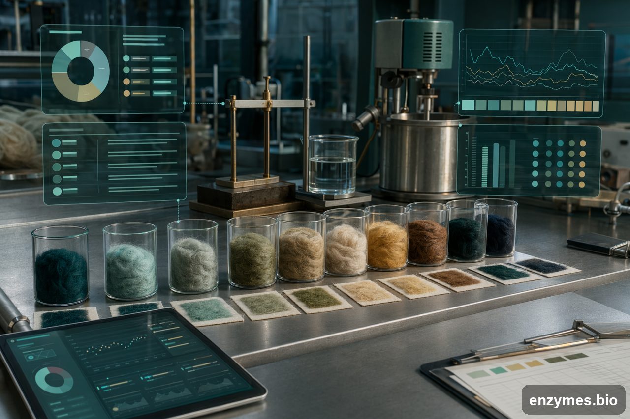 Neutralprotease in textile wool