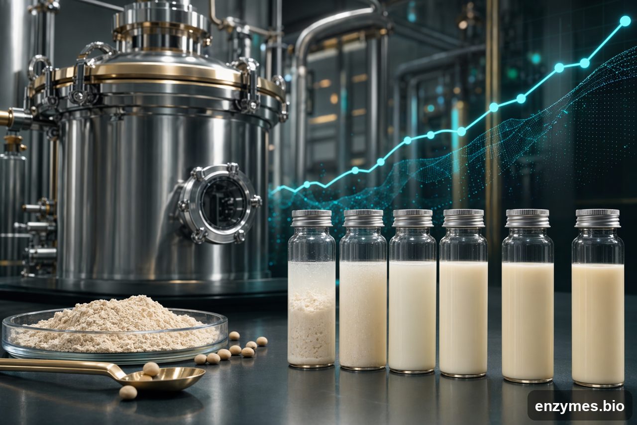 Neutralprotease — peptides amino nitrogen solubility