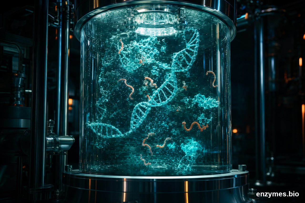 Nuclease in protein production purification