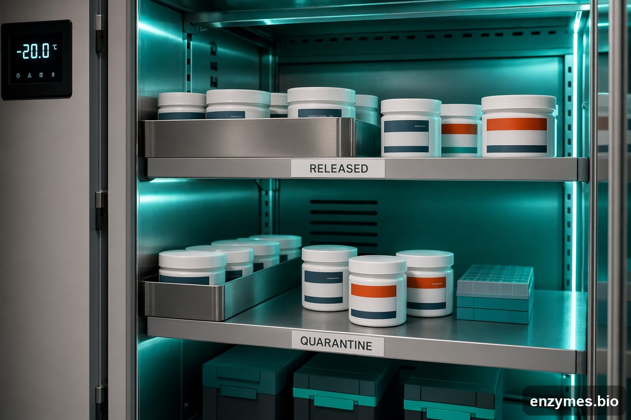 Nuclease — nuclease handling storage