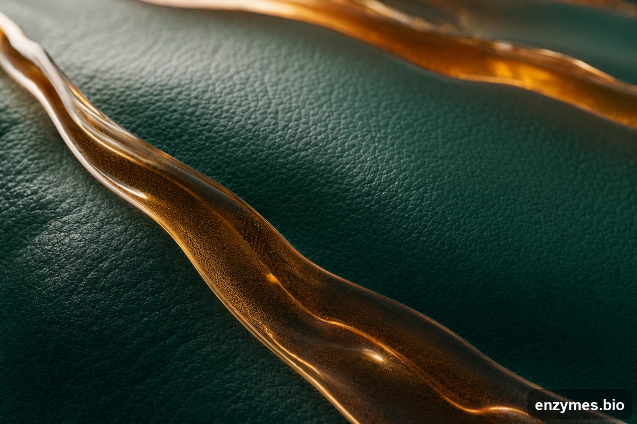Papain in leather bating