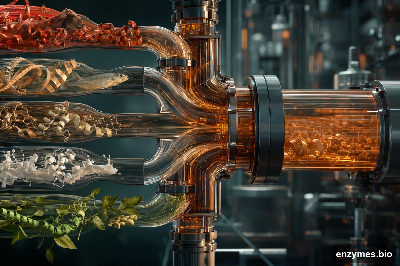 Papain in protein hydrolysis