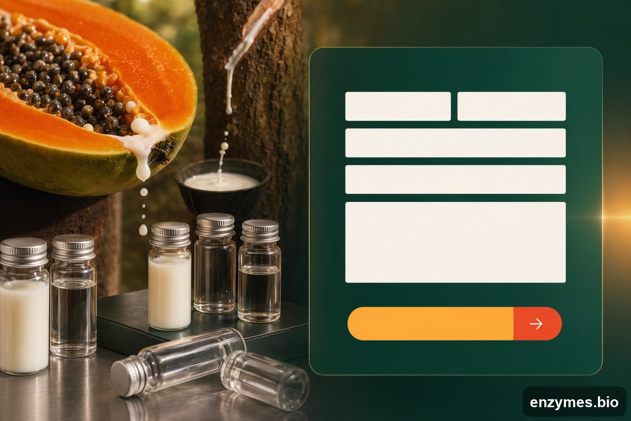 Papain — formulating with papain
