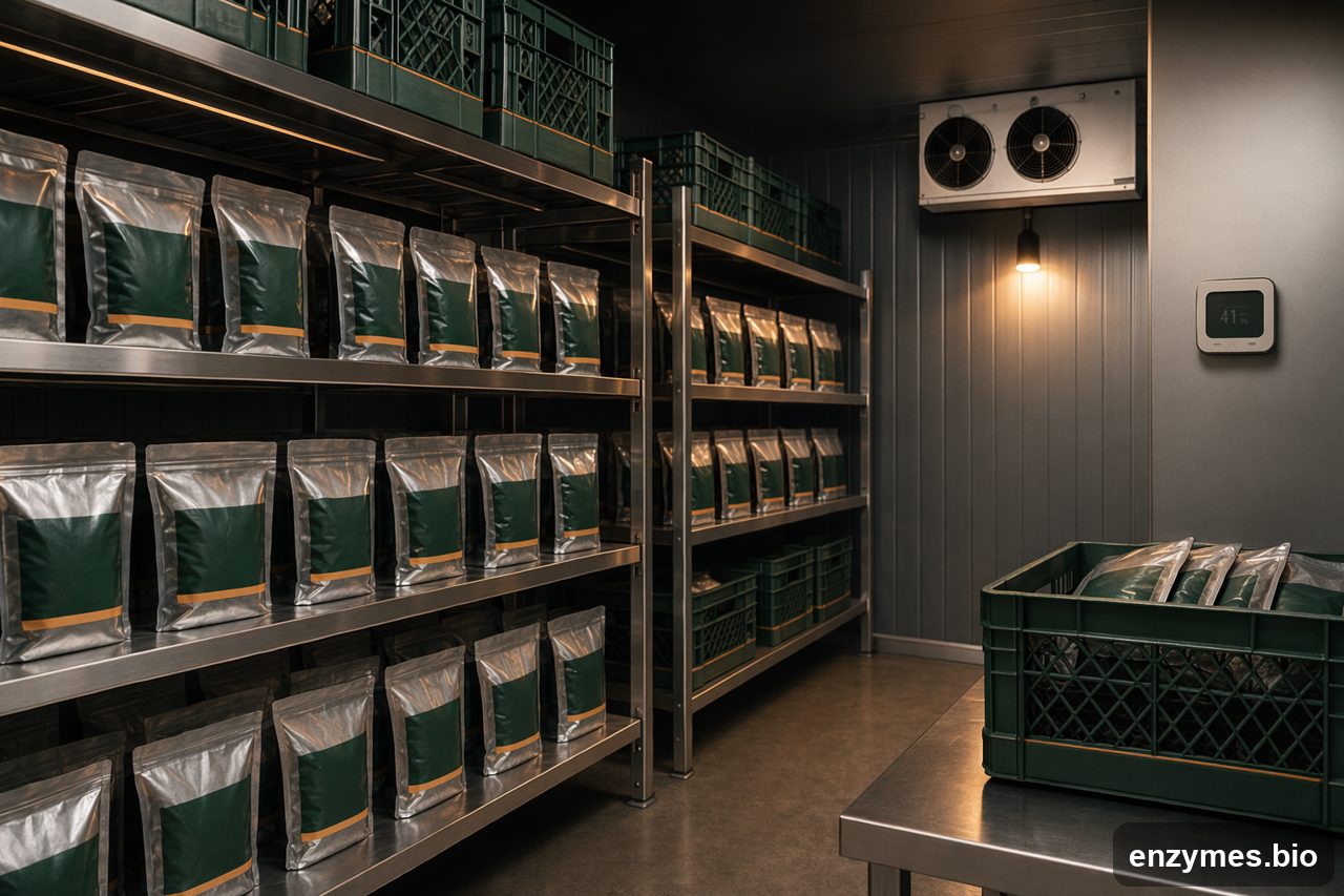 Papain — papain storage handling