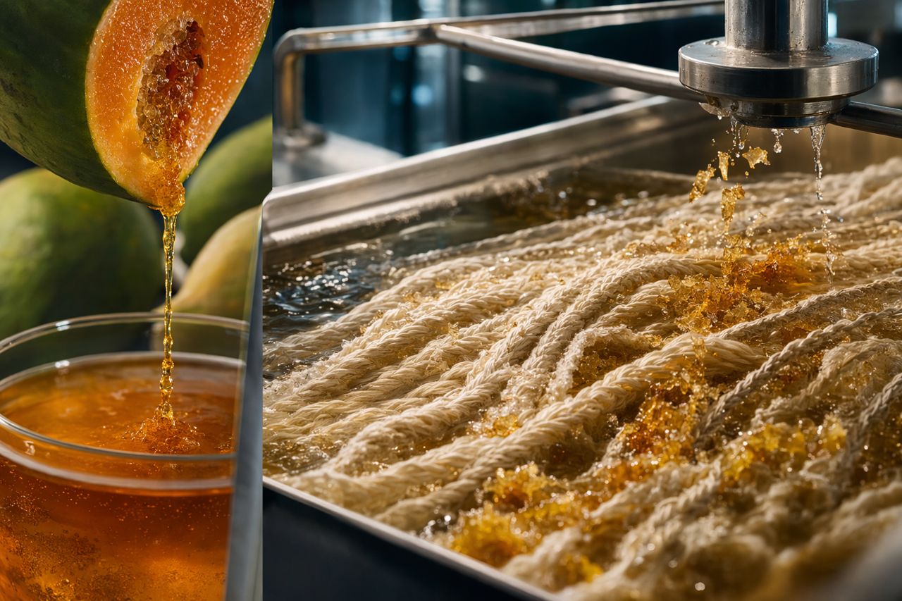 Papain for Textile Protein Removal | Papain Enzyme Solutions