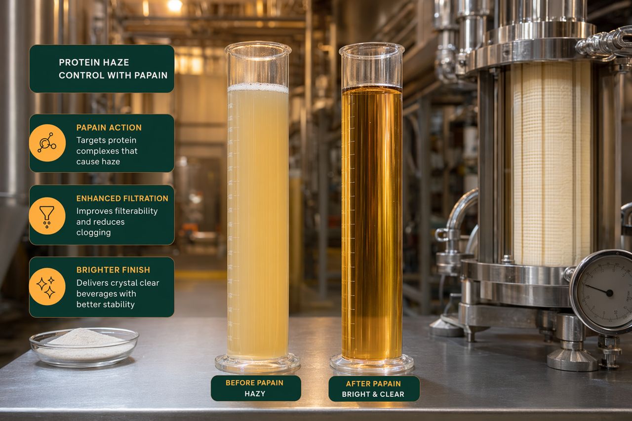 Common Industrial Uses of Papain for Food, Beverage, Leather, and Protein Processing
