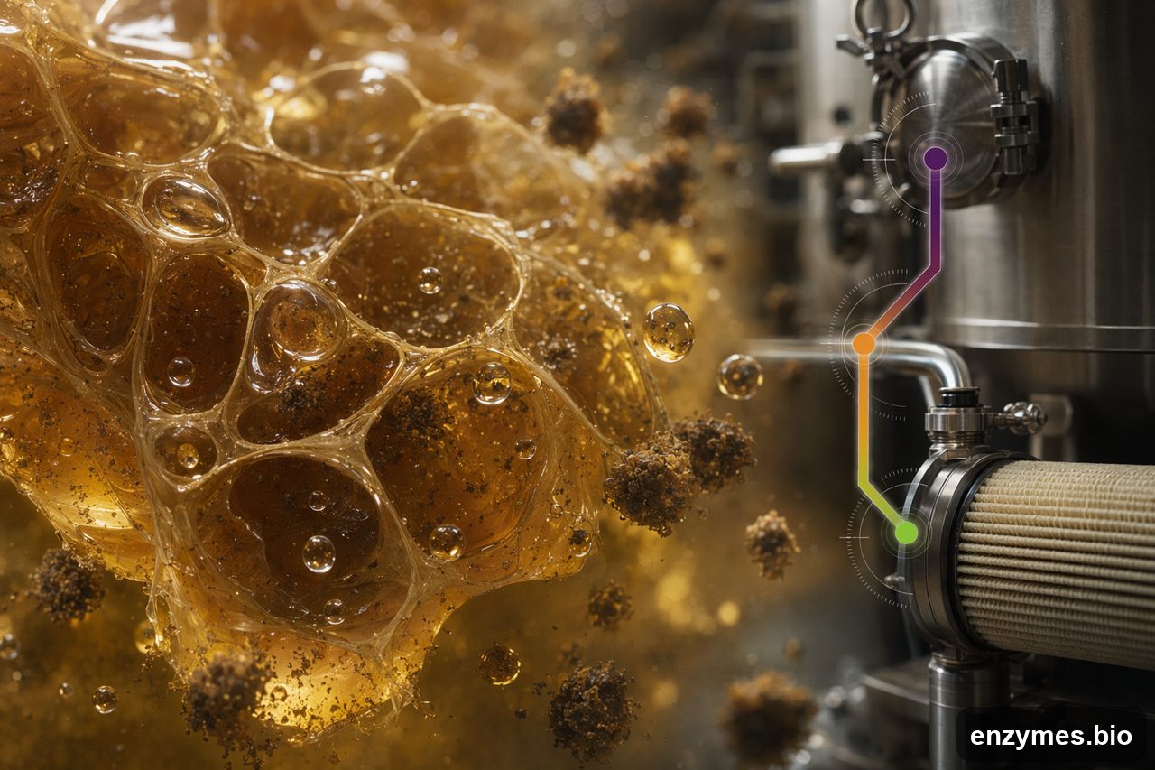 Pectinase in fruit juice clarification