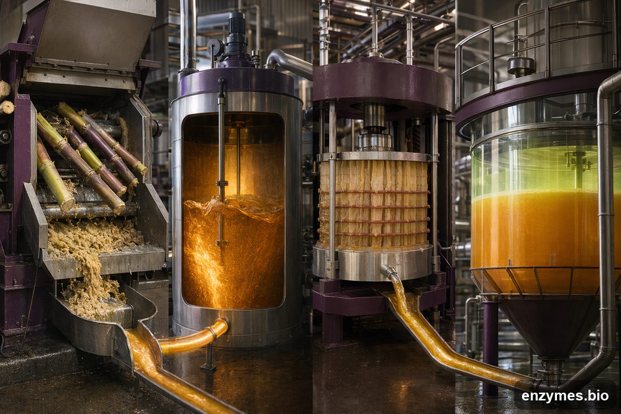 Pectinase in winemaking grape must
