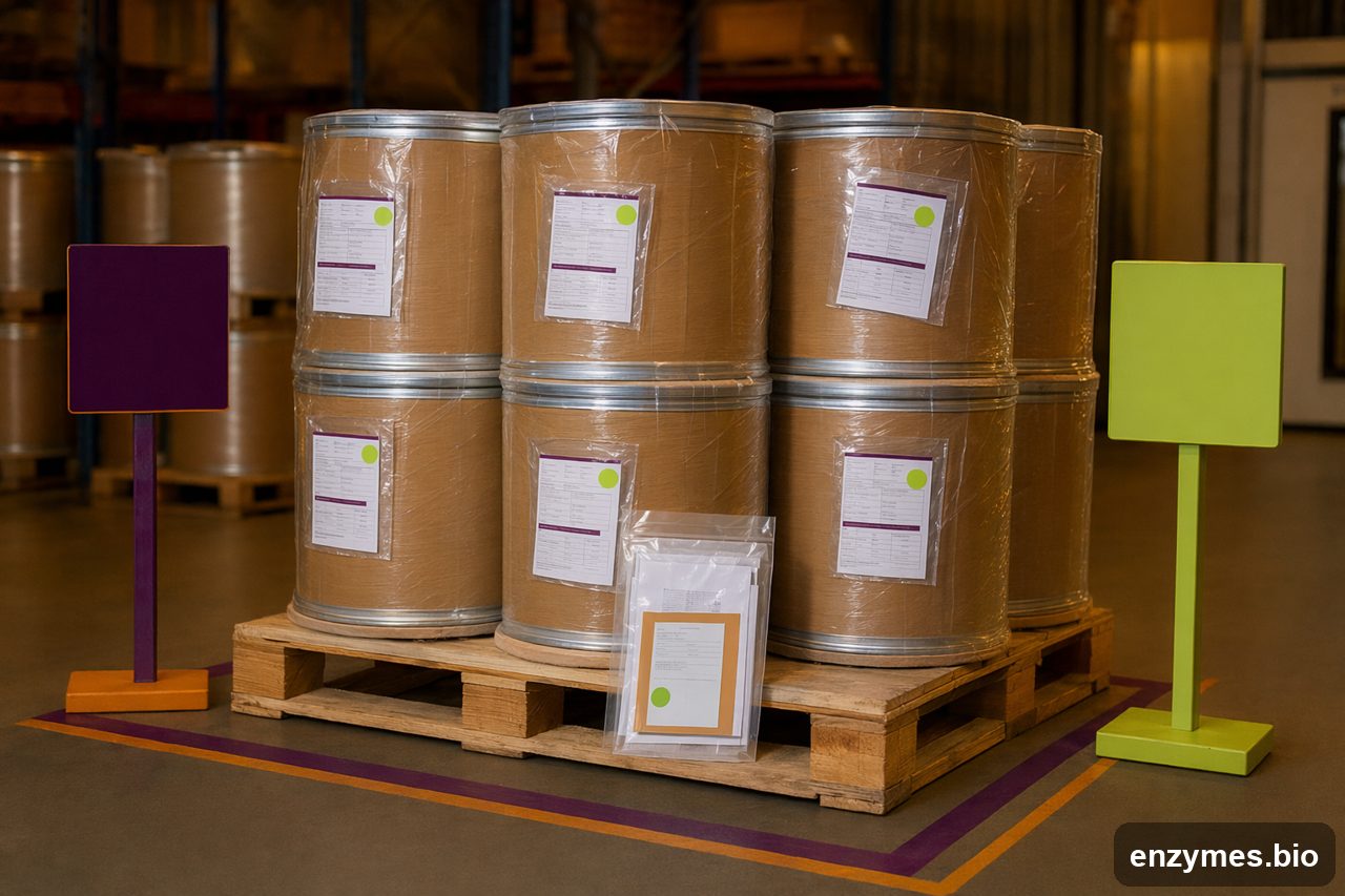 Pectinase — pectinase storage handling