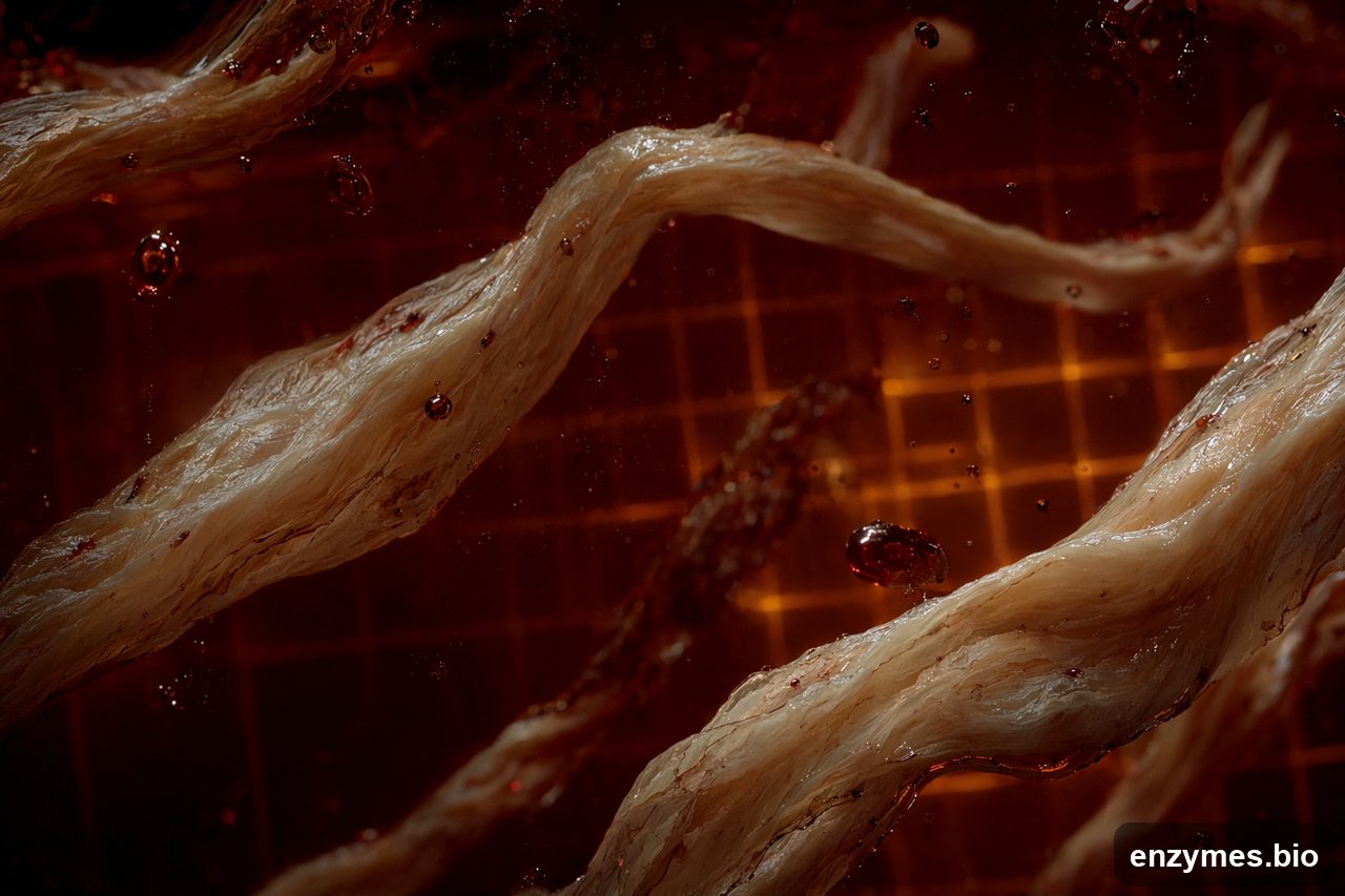 Pepsin in collagen gelatin
