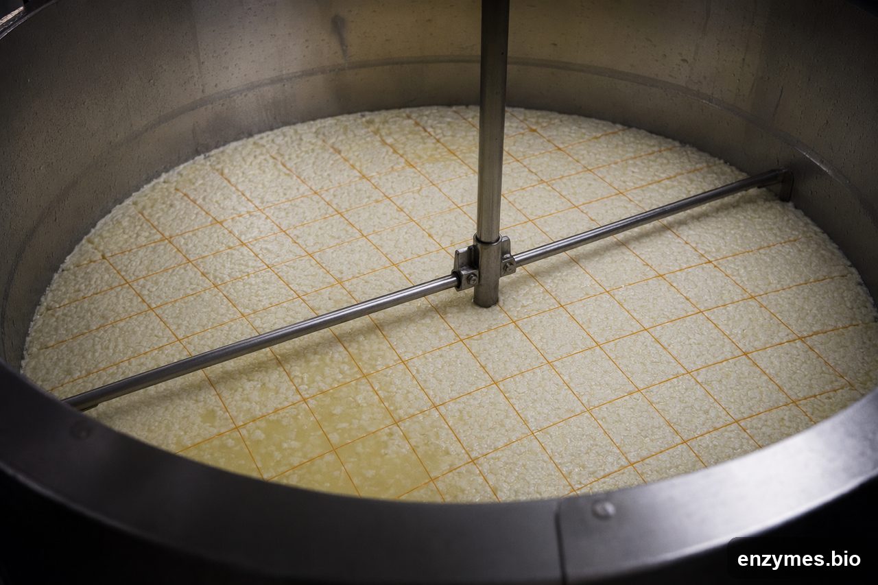 Pepsin in dairy cheese