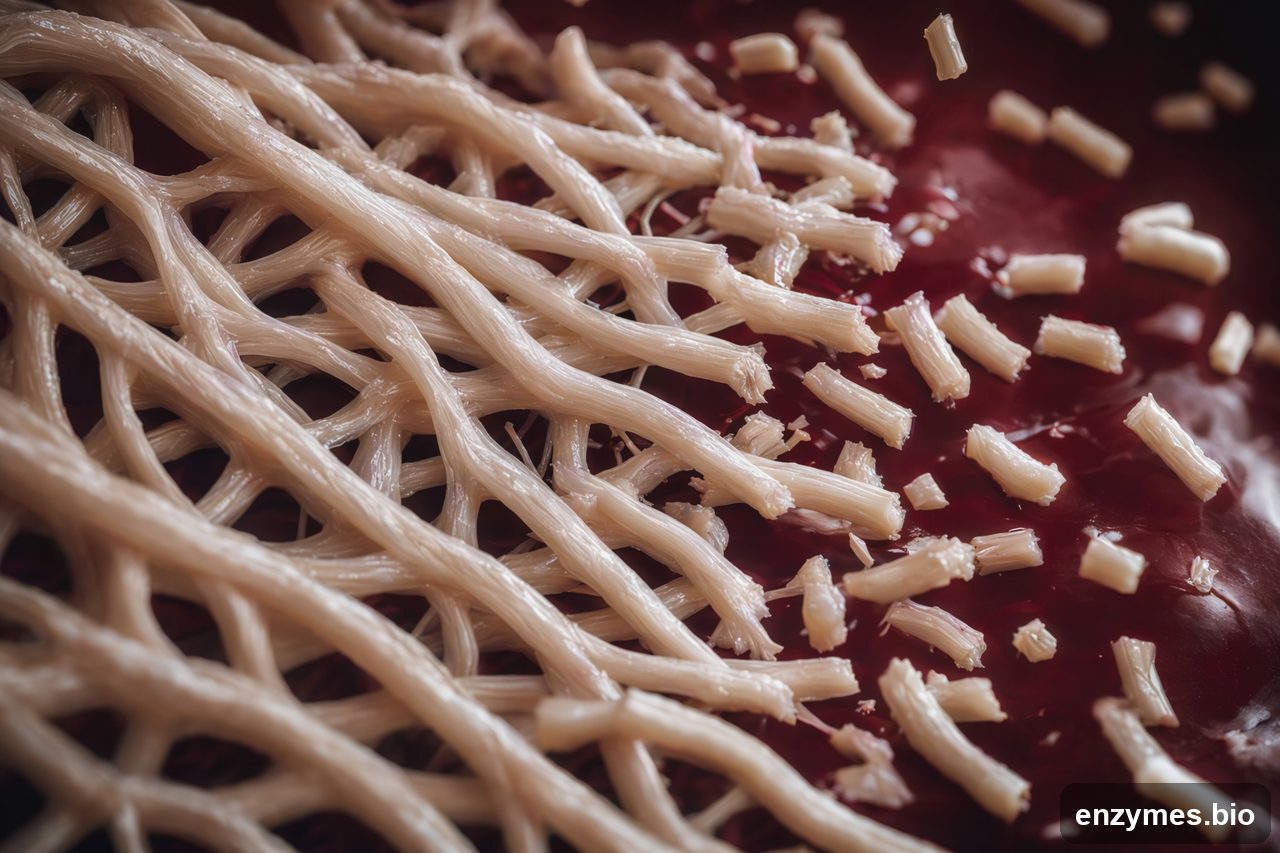 Pepsin — pepsin collagen gelatin