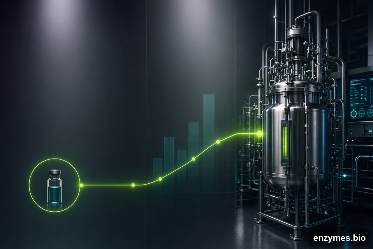 Phosphatase in research pilot production