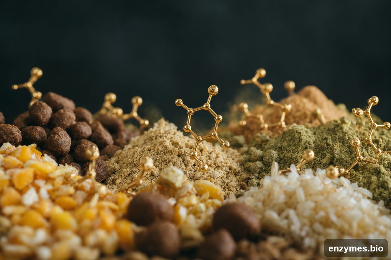 Phytase in pet food
