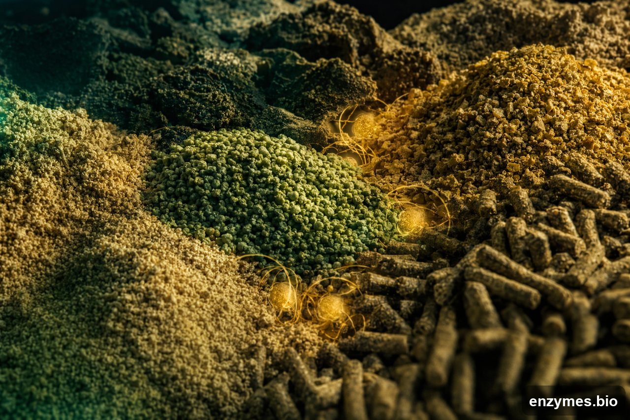 Phytase in plant protein