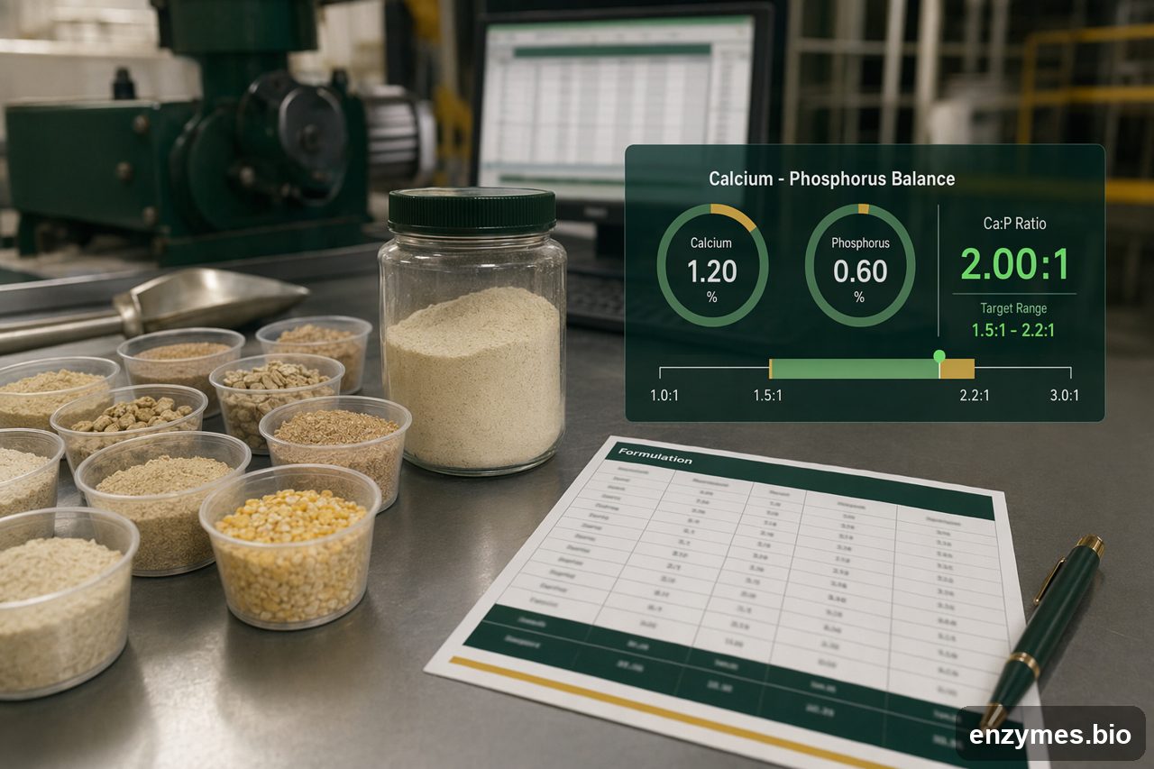 Phytase in poultry feed