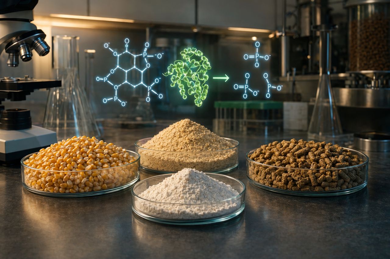 Wie Phytase auf Phytat wirkt | Inosira