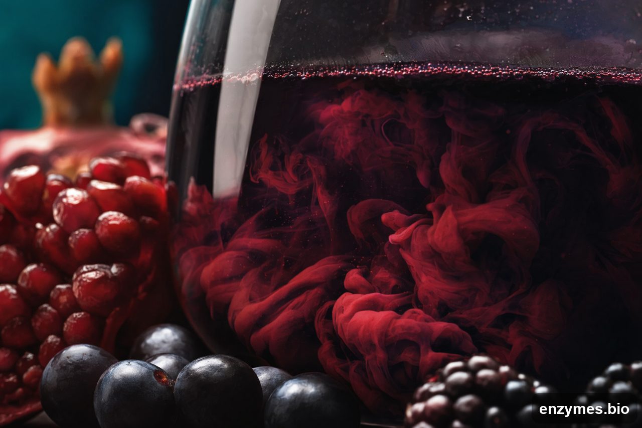 Tannase in fruit juice