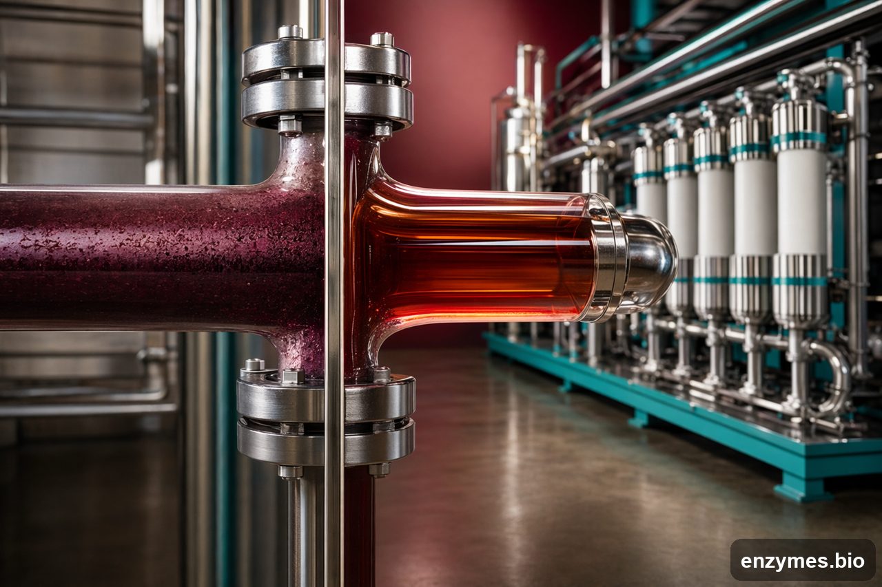 Tannase in wine
