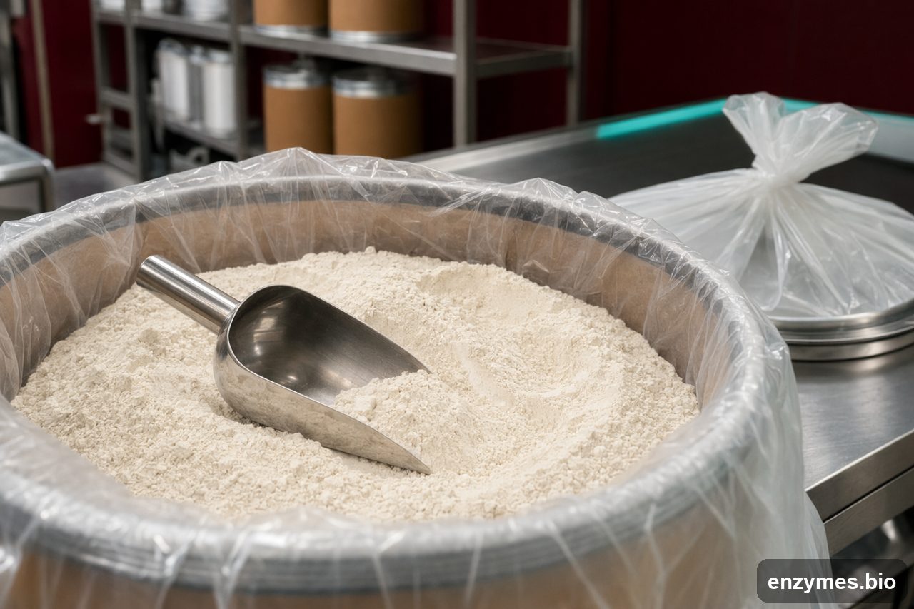 Tannase — tannase handling storage