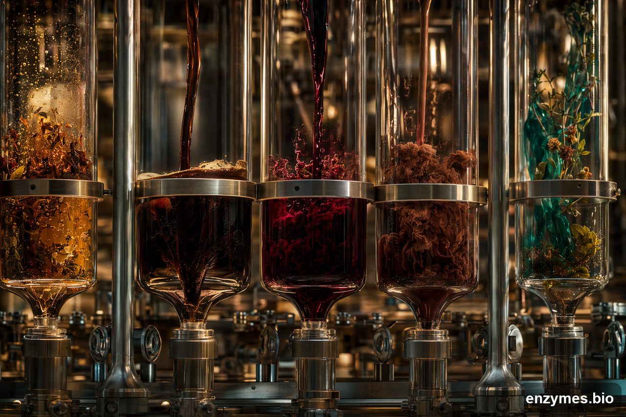 Tannase — tannin rich raw materials