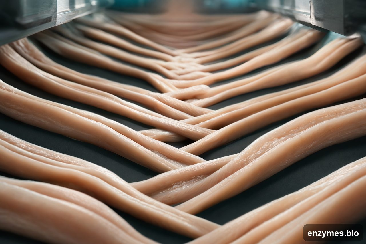 Transglutaminase in poultry