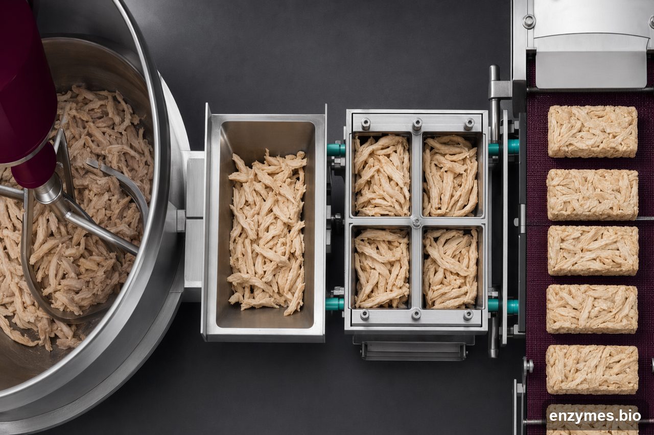 Transglutaminase in ready meals