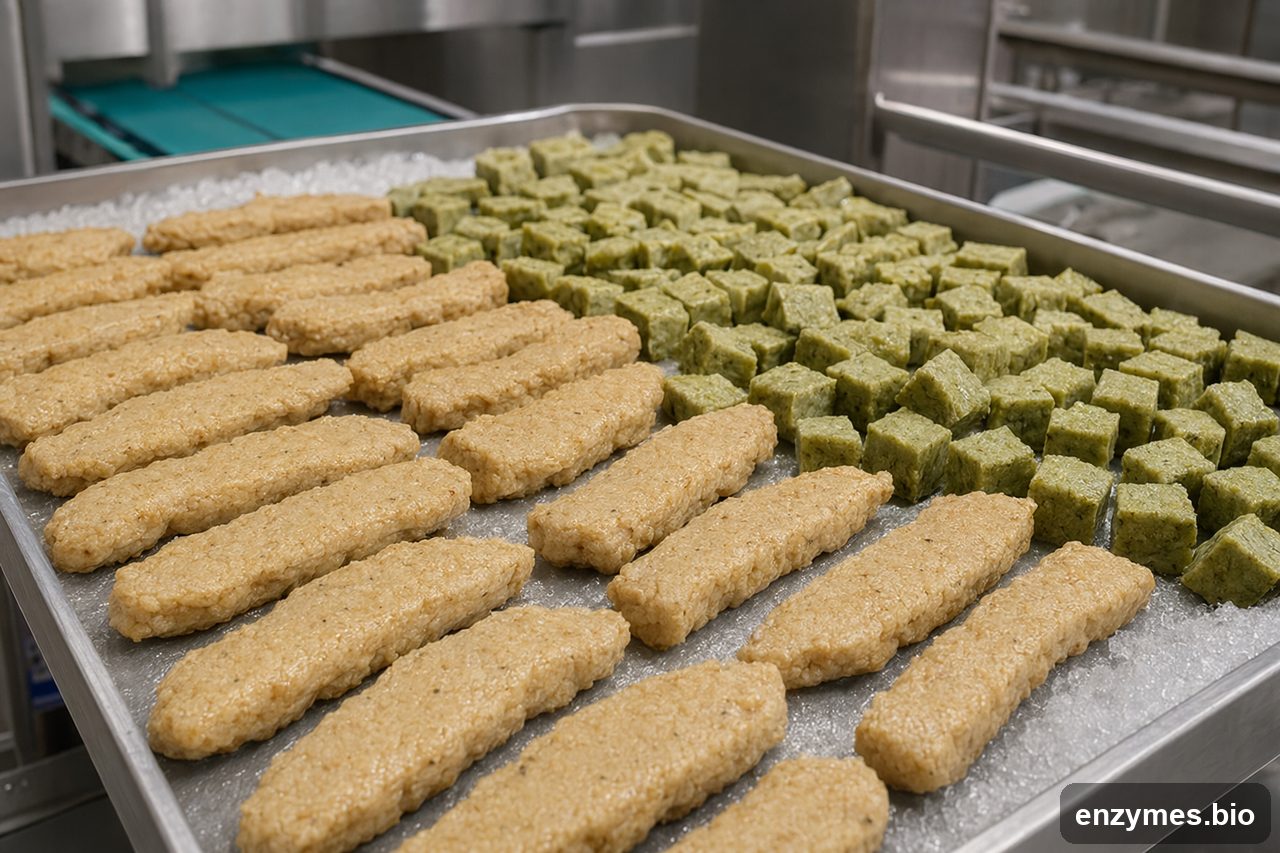 Transglutaminase in ready meals