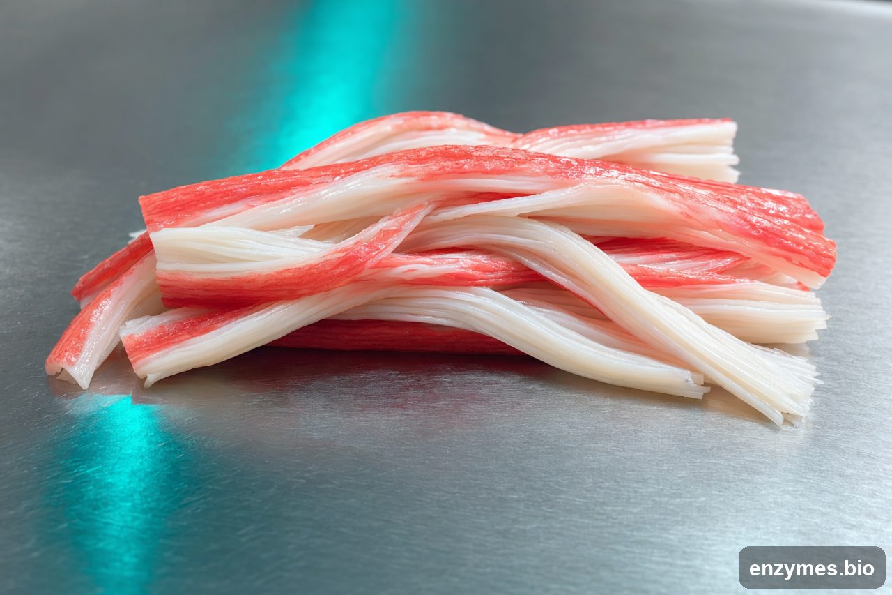Transglutaminase in surimi